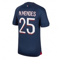 Fotbalové Dres Paris Saint-Germain Nuno Mendes #25 Domácí 2023-24 Krátký Rukáv
